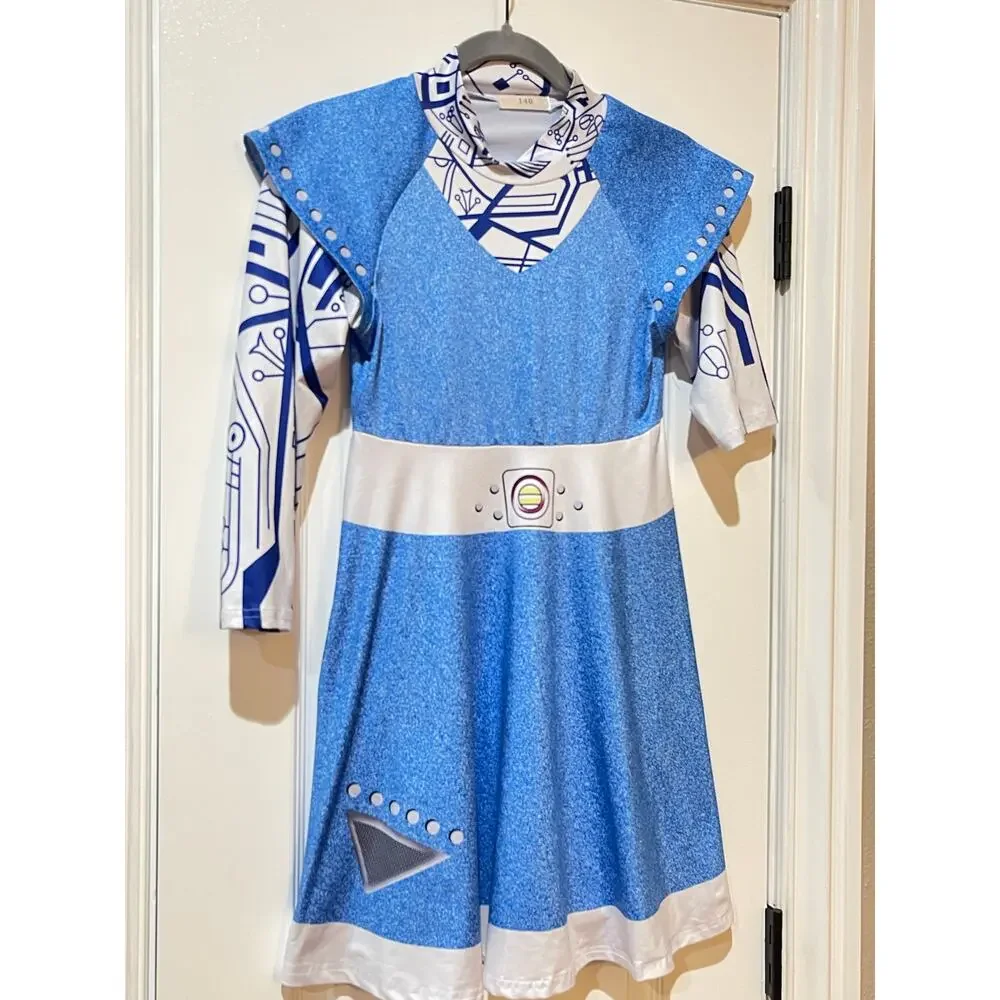 Zombies Addison Halloween Costume Alien Girl Dress Size 140 ( 9-10 years old)